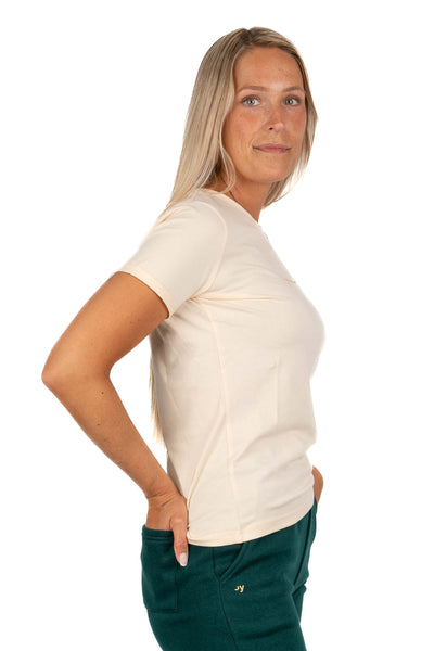 OLSØY T-shirt, dame, vanilje