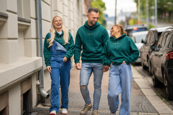 BRAGDØY hoodie grønn ØY x  Eccentric People - Limited Edition